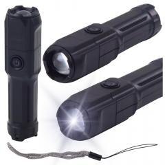 Latarka led regulacja zoom 3 tryby świecenia
