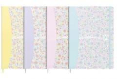 Notatnik A5/80K kratka Floral mix OXFORD
