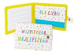 Portfelik Wszystkiego najlepszego kolor kreski