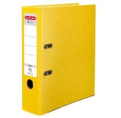 Segregator A4 8cm PP żółty Q file