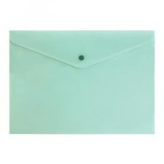 Teczka A4 zamykane na zatrzak pastel zielony