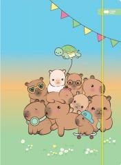 Teczka z gumką A4+ Kapibara HAPPY COLOR