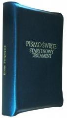 Biblia Pielgrzyma skórzany futerał czarny