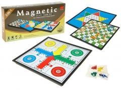 Gry planszowe 3w1 magnetyczne