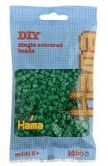 Koraliki Midi w woreczku 1000el zielone