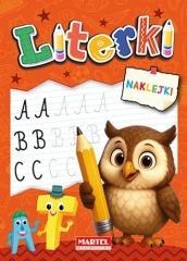 Literki z naklejkami