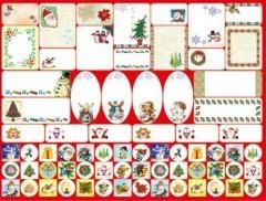 Naklejki na prezenty 30x23cm 140szt