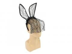 Opaska z welonem i uszami