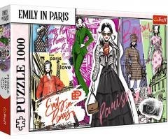 Puzzle 1000 Emily w Paryżu:Modowe Inspiracje TREFL
