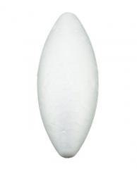 Styropianowa bombka podłużna 10x4cm 12szt