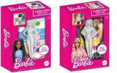 Figurka Barbie gipsowa z farbkami mix