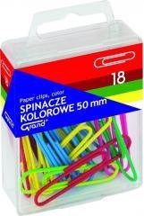 Spinacze kolorowe 18szt GRAND