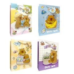 Torebka prezentowa dziecięca M Kapibara 3D mix