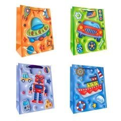 Torebka prezentowa dziecięca M chłopiec mix