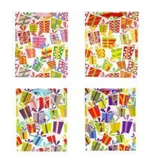 Torebka prezentowa uniwersalna L brokat mix