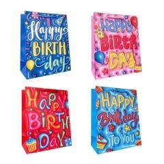 Torebka prezentowa urodzinowa S mix