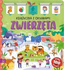 Zwierzęta. Książeczka z okienkami. 100 okienek
