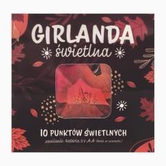 Girlanda świetlna led liście