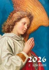 Kalendarz 2026 ścienny z aniołami