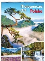 Kalendarz 2026 wieloplanszowy malownicza Polska