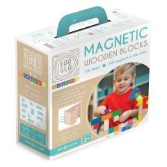 Klocki drewniane Mega Colour 100szt