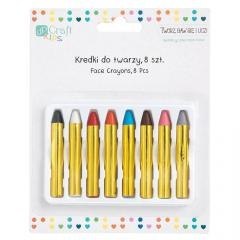 Kredki do twarzy 8szt