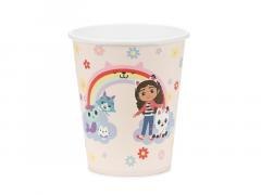 Kubeczki Koci Domek Gabi 250ml 6szt