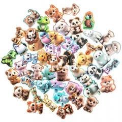 Naklejki winylowe - kreskówkowe zwierzątka 4-6cm