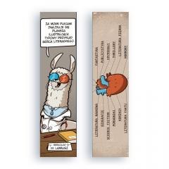 Zakładka kartonowa - Serce literackie