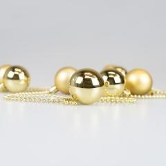 Bombki na łańcuchu złote