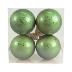 Bombki z efektem rosy szałwiowe 4szt