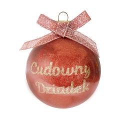 Brokatowa bombka dla Dziadka