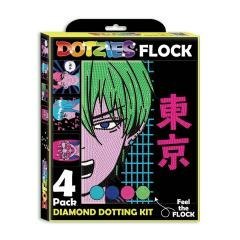 Diamond Dotz - Adults Flocked Neon Anime