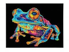 Diamond Dotz - Adults Flocked Neon Tree Frog