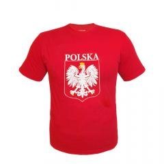 Koszulka z nadrukiem czerwona M