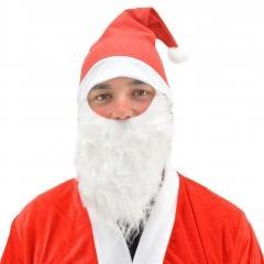 Mikołaj - czapka + broda