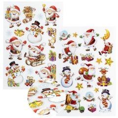 Naklejki wesoły Mikołaj