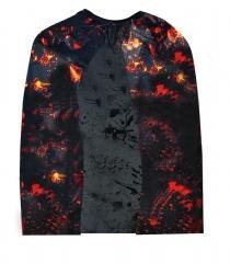 Peleryna czarownicy czarno-czerwona 100x80cm