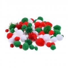 Pomponiki do zestawu zrób to sam 80szt