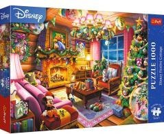 Puzzle 1000 Świąteczna chatka Disney TREFL