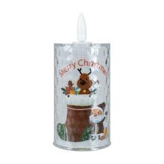 Świeca led błyszcząca