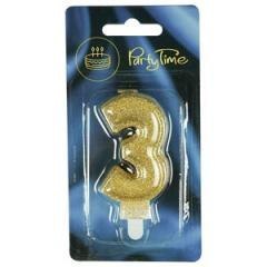 Świeczka premium 3 złota