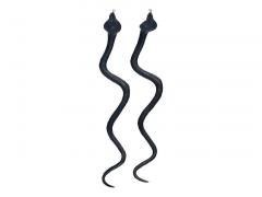 Wąż czarny 34cm 2szt