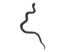 Wąż plastikowy 18cm czarny 12szt