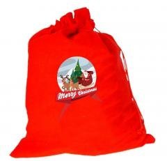 Worek na prezenty z aplikacją duży