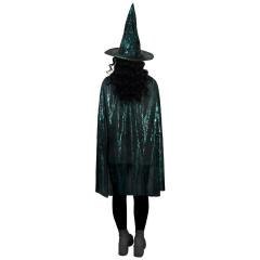 Zestaw czarownika peleryna, kapelusz