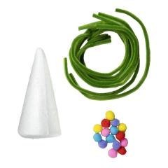 Zestaw kreatywny choinka