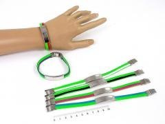 Bransoletka dwukolorowa 20,8cm MIX