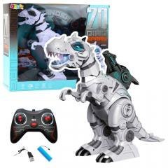 Dinozaur robot R/C dym, światło i dźwięk