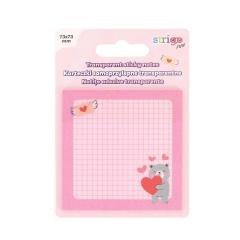 Karteczki samoprzylepne 73x73mm 50K różowe